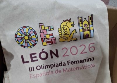 Regalos Publicitarios III Olimpiada Femenina Española de Matemáticas León 2026